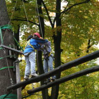 Teambuilding der 7. Klassen im Seilgarten Hannover Seilgarten 5
